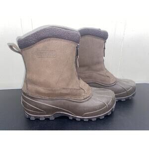 RANGER THERMOLITE BROWN SUEDE WITH LINER MENS 10 SNOW BOOTS